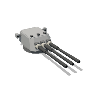 40 cm triple turret model